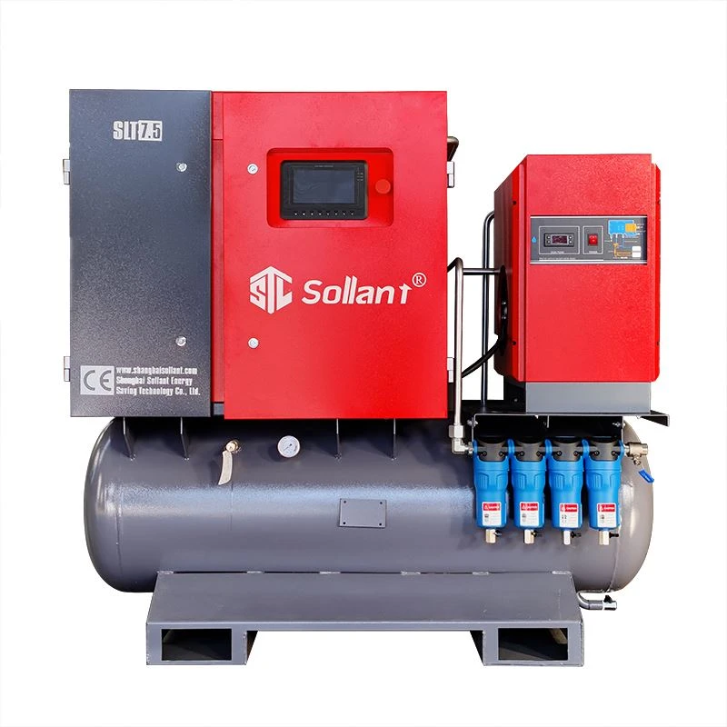 Máy nén khí biến tốc 4 trong 1 tích hợp Sollant 7.5KW